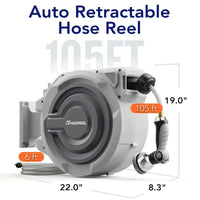 110 Ft Retractable Garden Hose Reel