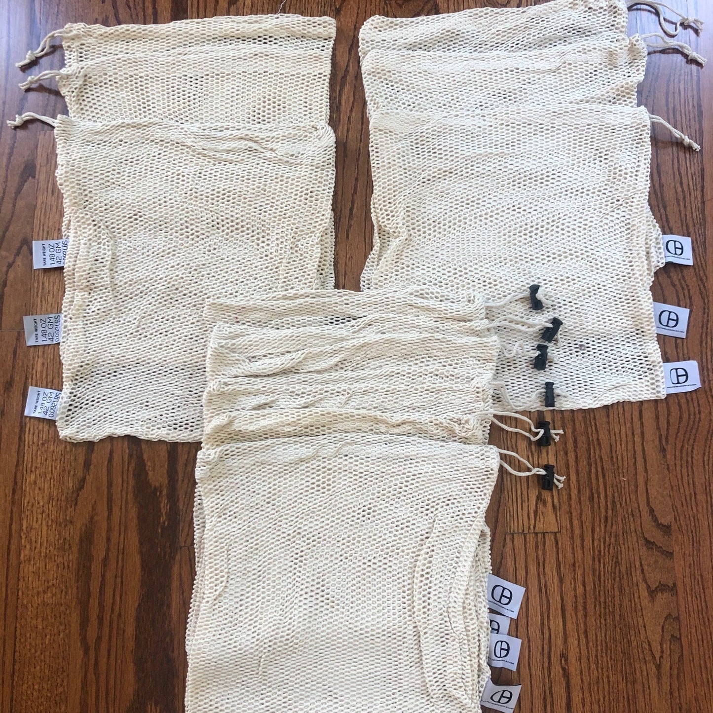 12 Pcs Mesh Produce Bags