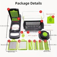 15-in-1 Vegetable Slicer | Onion Cutter |  Food Chopper