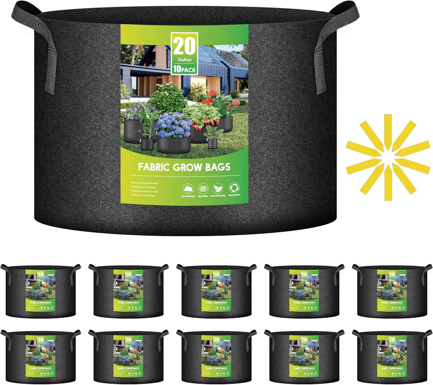 20 Gallon Grow Bags