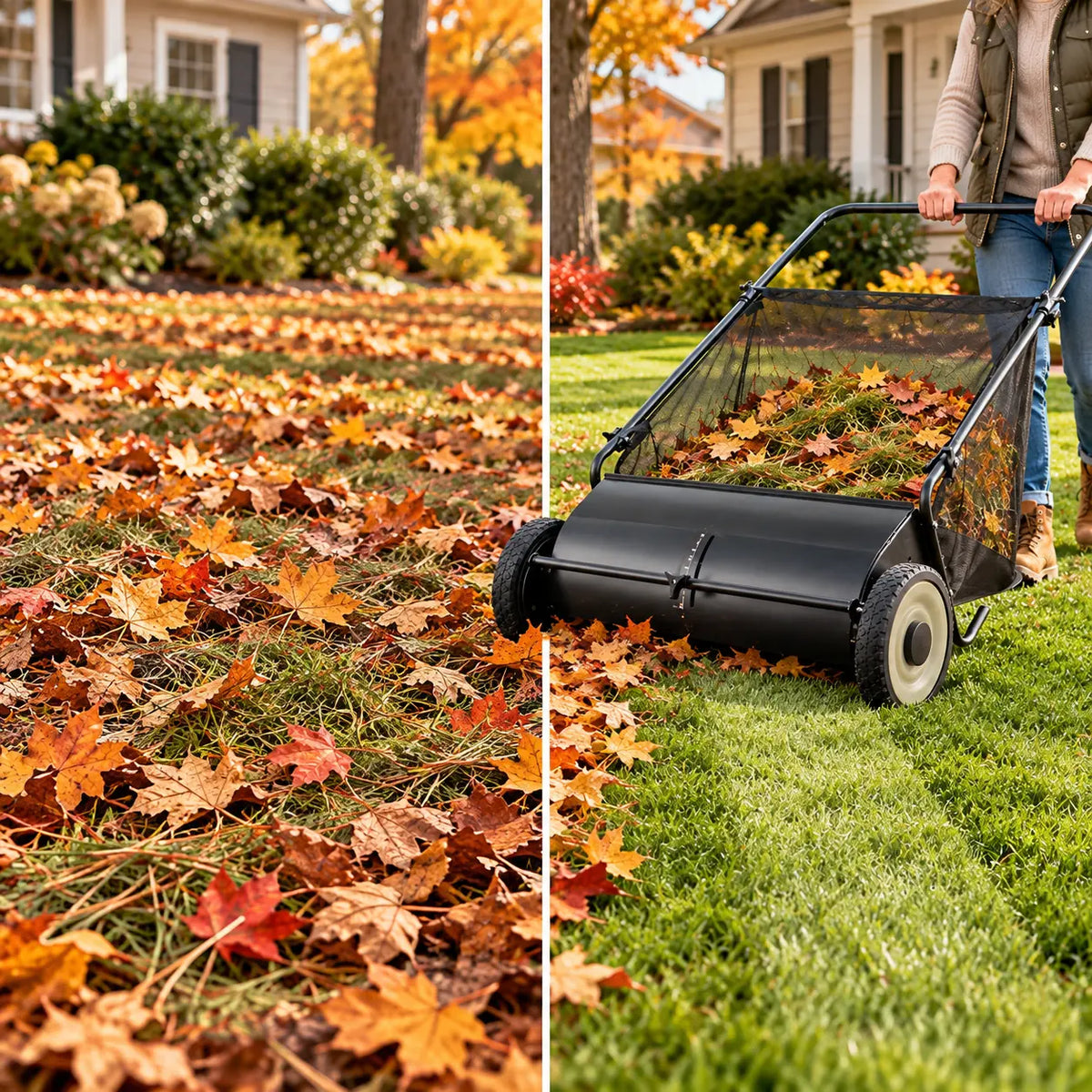 Push Lawn Sweeper
