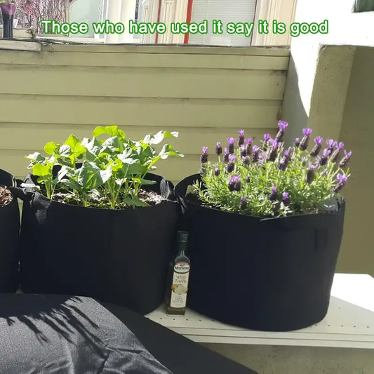 12 Pcs 30 Gallon Grow Bags