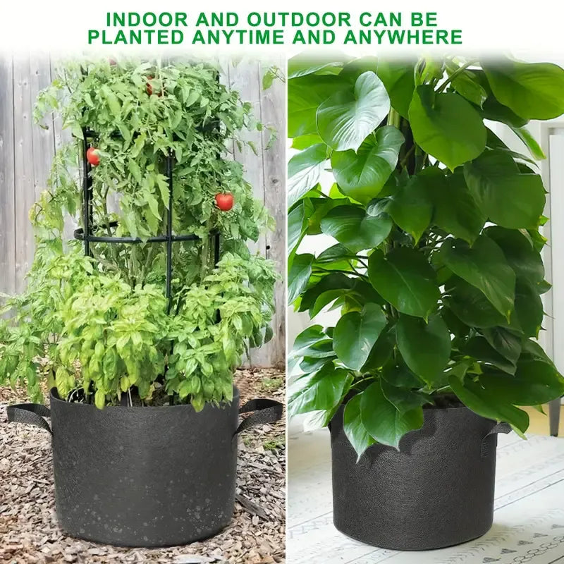 6 Pcs 30 Gallon Grow Bags