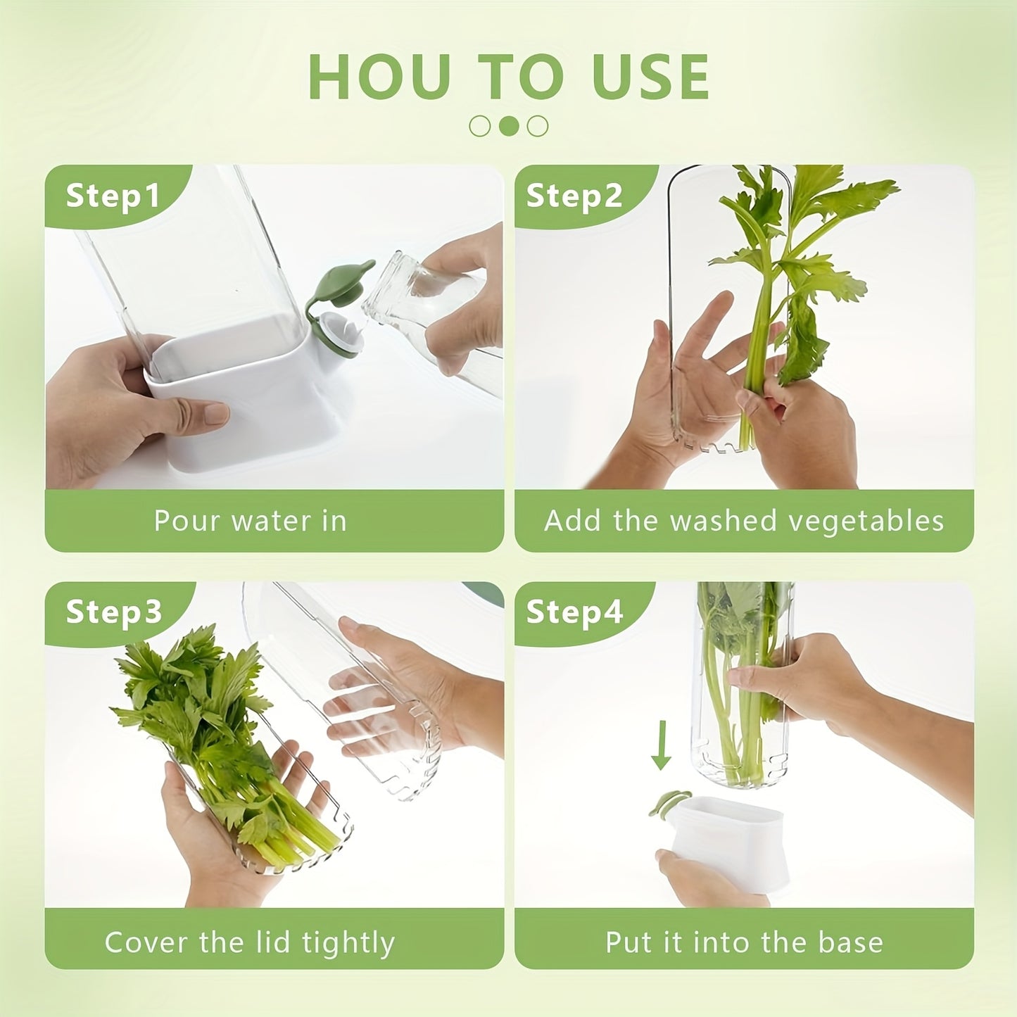 2 Pcs Herb Keeper For Refrigerator