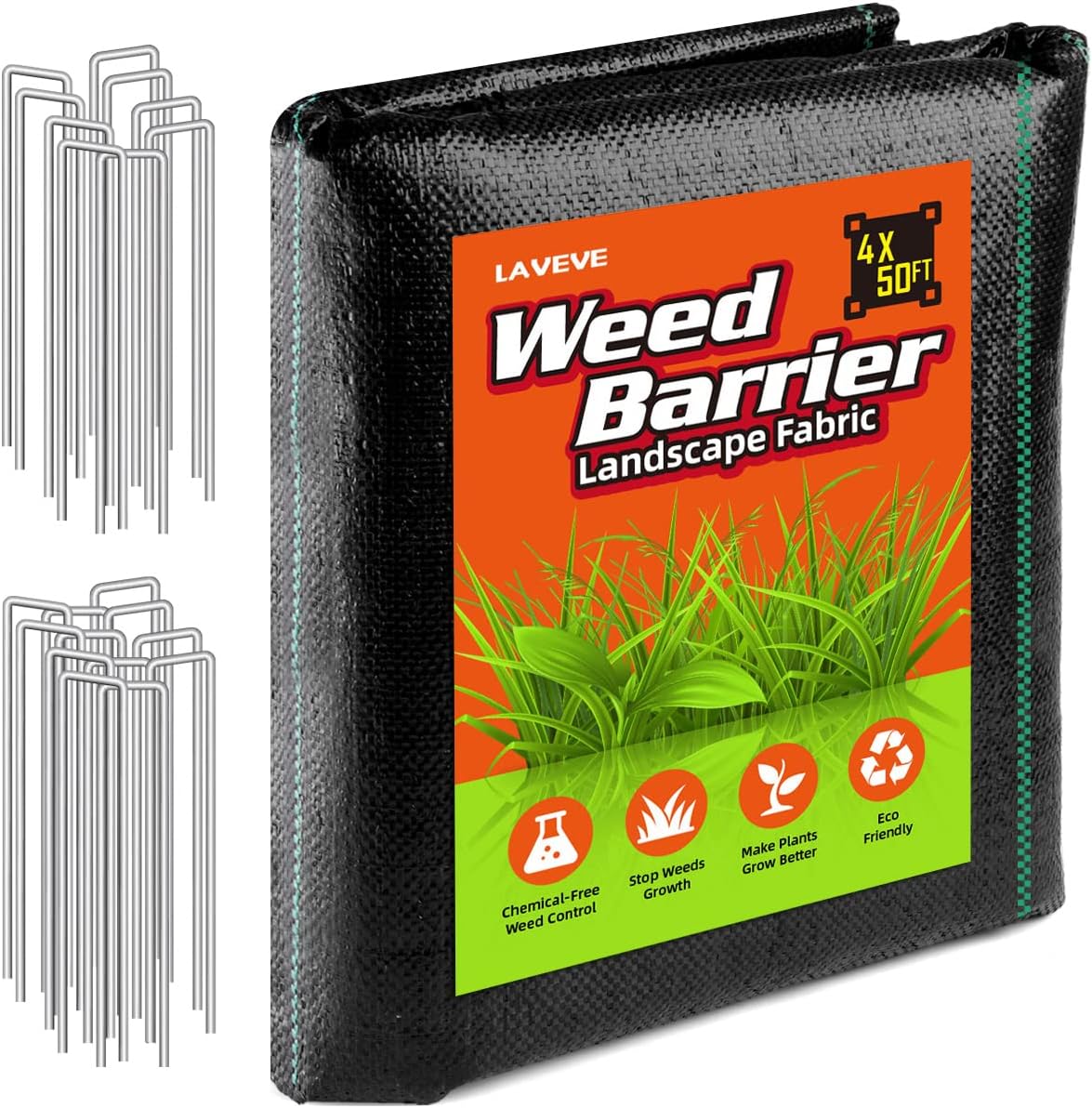 4FT×50FT T Heavy Duty Weed Barrier Fabric