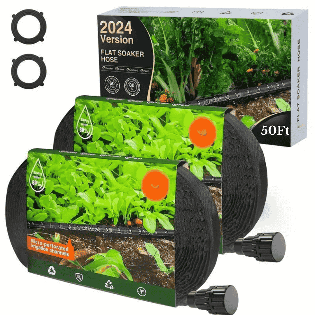 2 Pcs 25M / 50M Soaker Hose for Garden