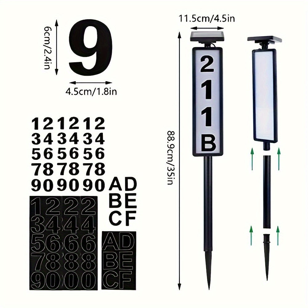 Lighted House Number Signs