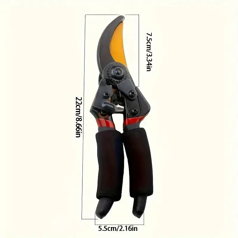 2 Pcs Professional Titanium Bypass Pruning Shears