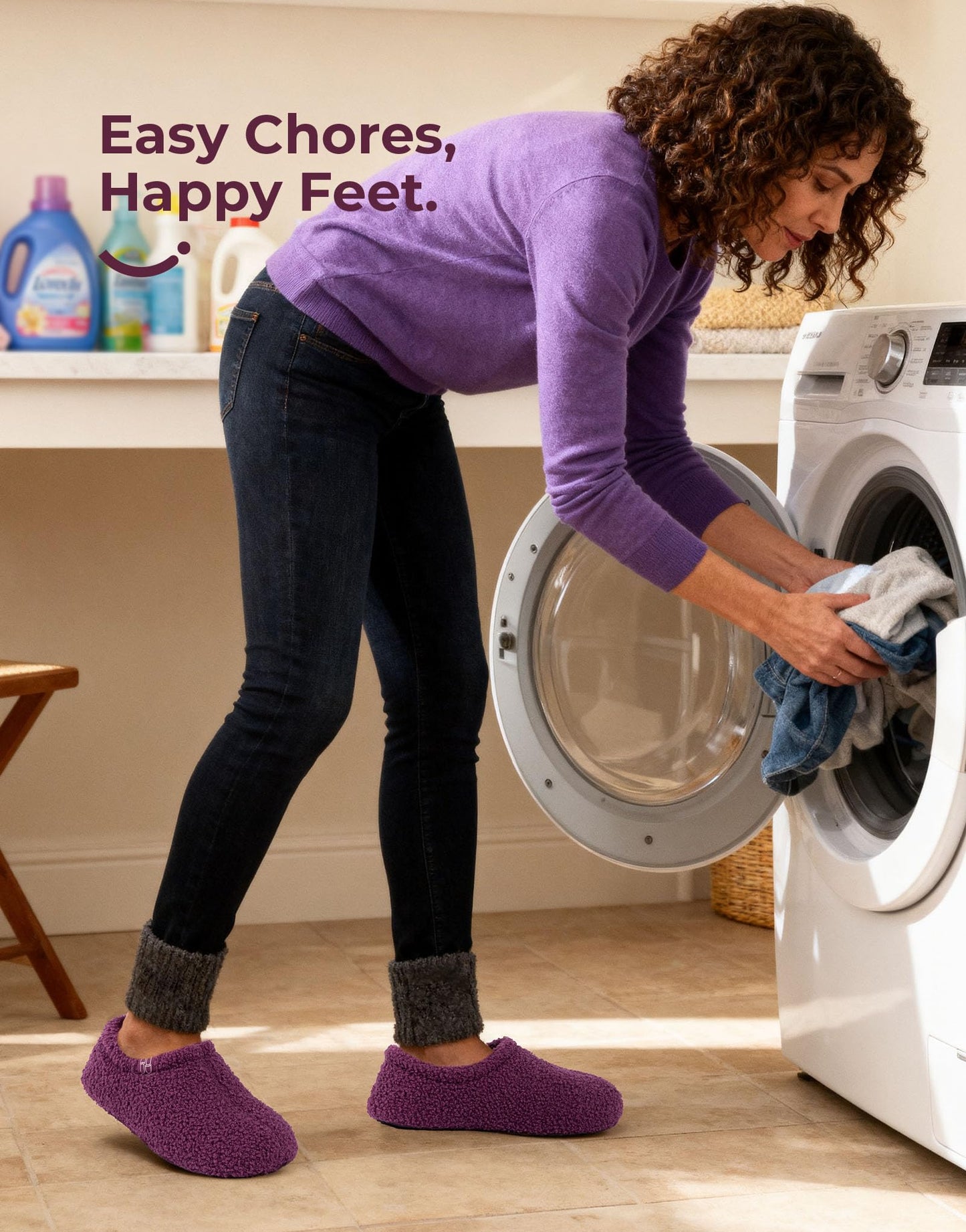 Faux Fur Slippers for Women