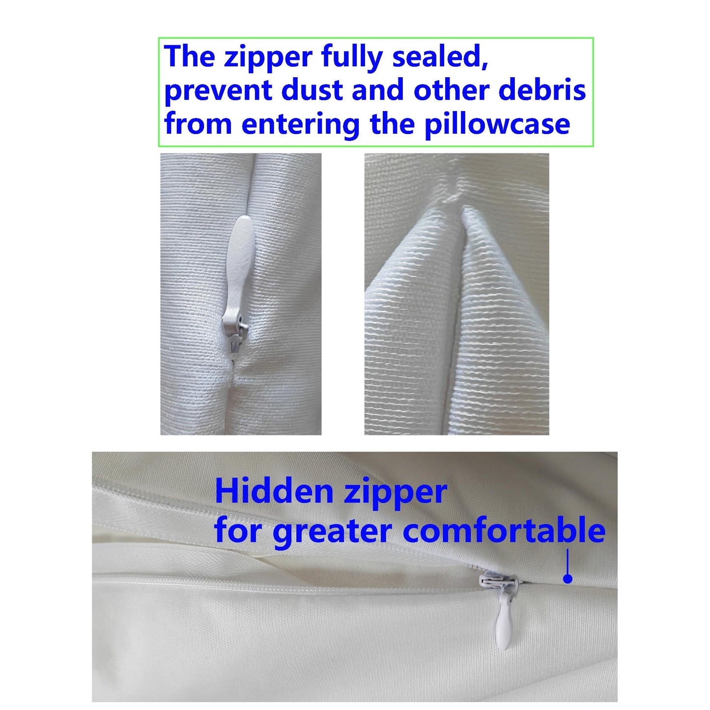 Zippered Waterproof Pillow Protector