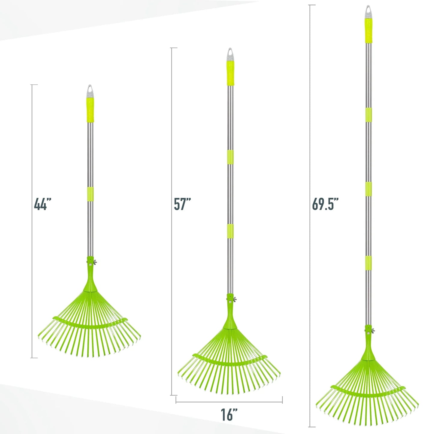 Leaf Scoops and Leaf Raker Set