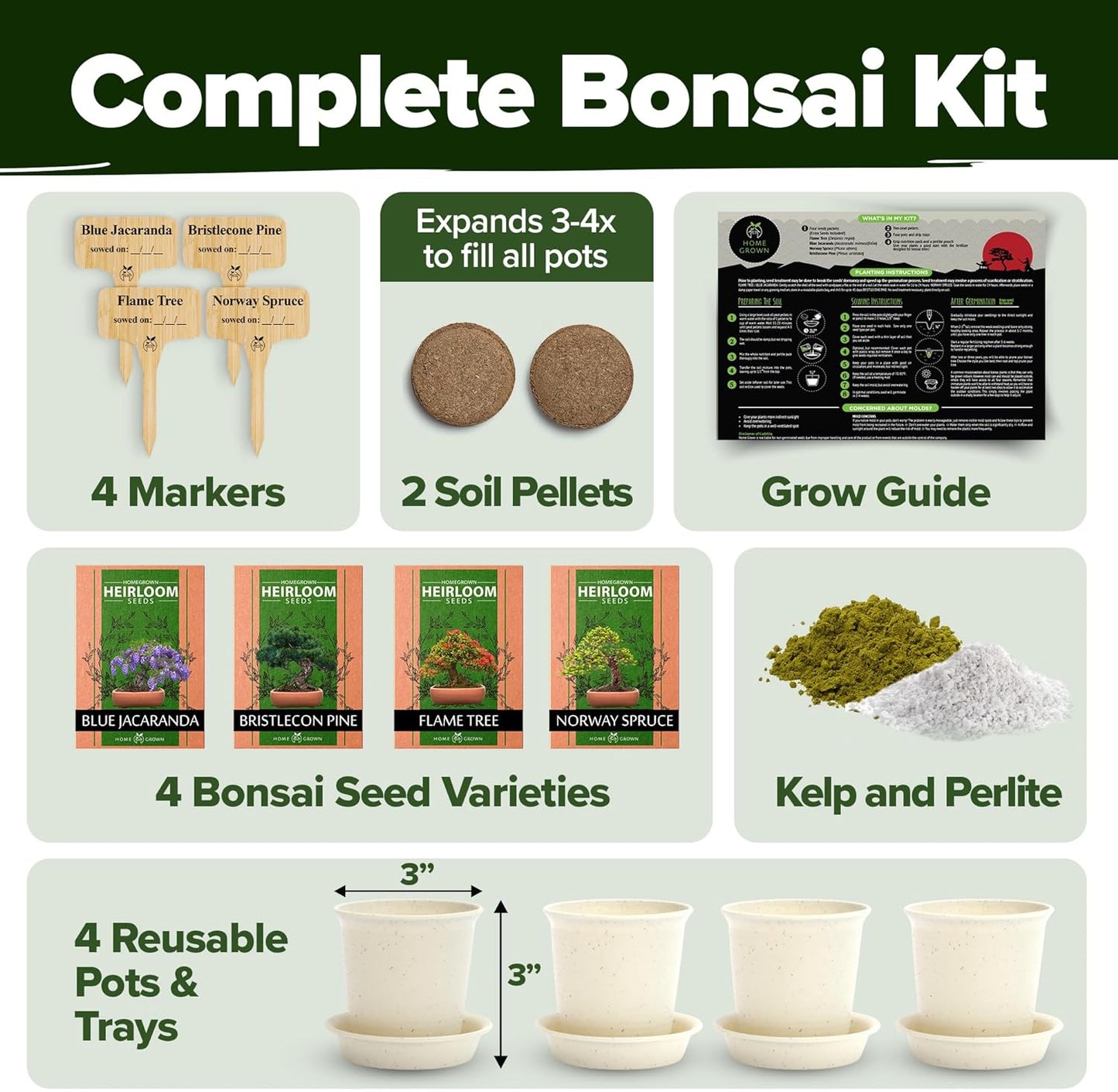 Bonsai Tree Starter Kits