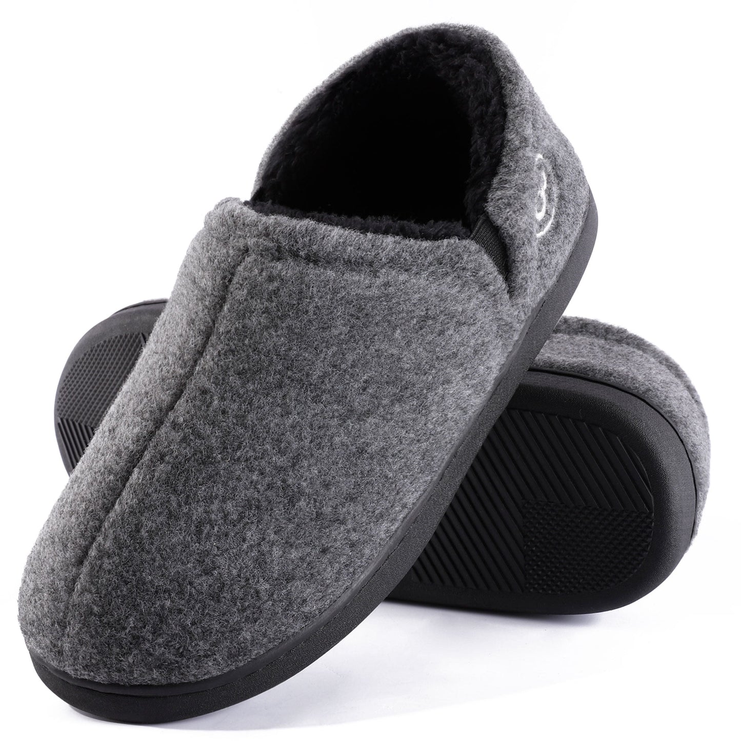 Mens Faux Fur Slippers