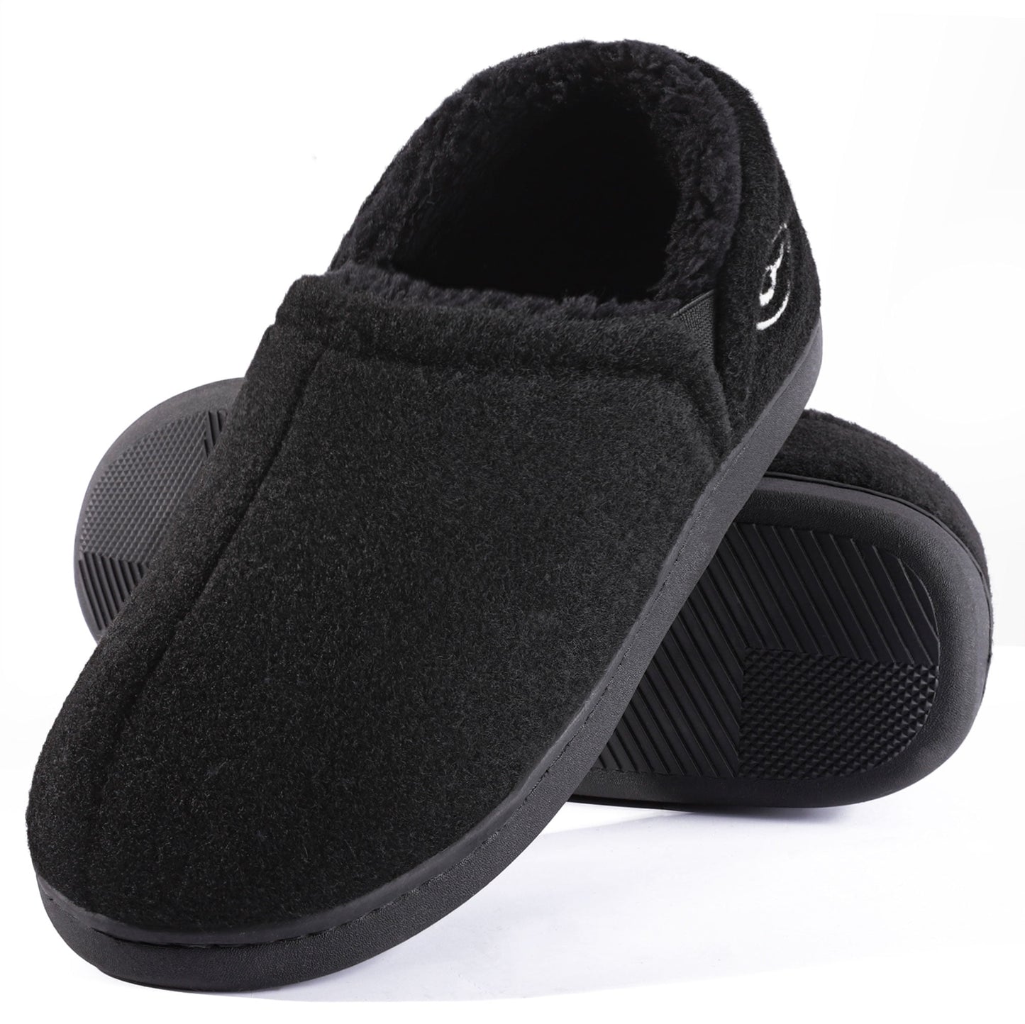 Mens Faux Fur Slippers