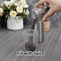 Electric Salt and Pepper Grinder Set