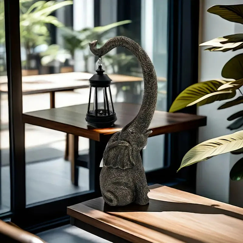 Garden Statues with Solar Lights