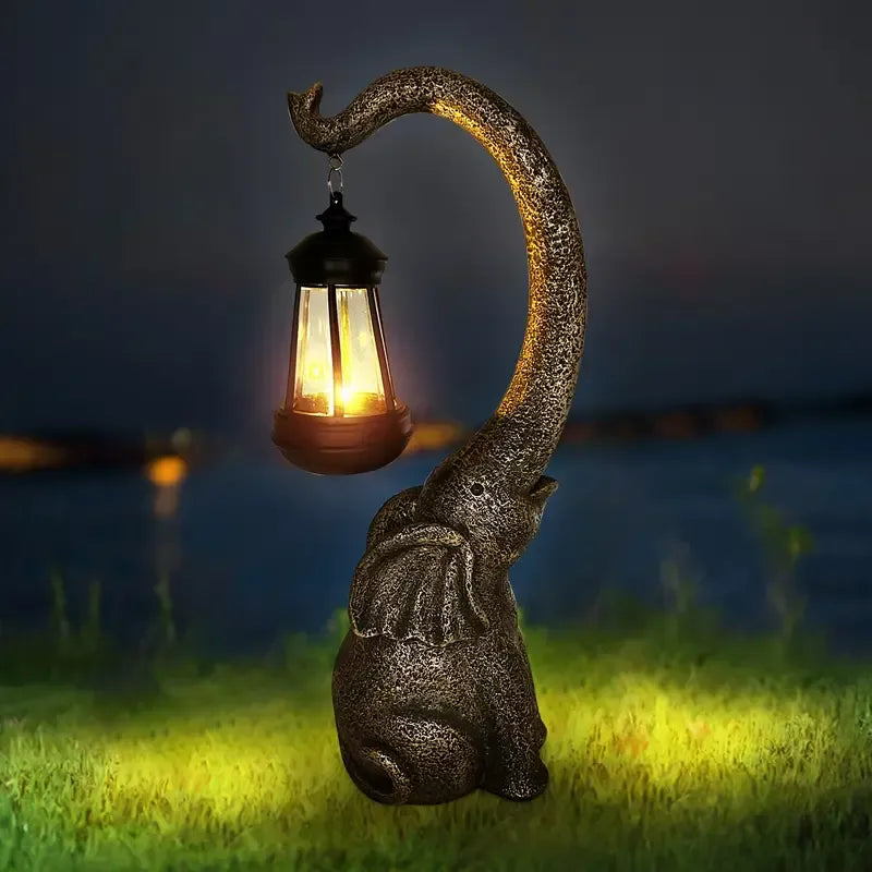 Garden Statues with Solar Lights