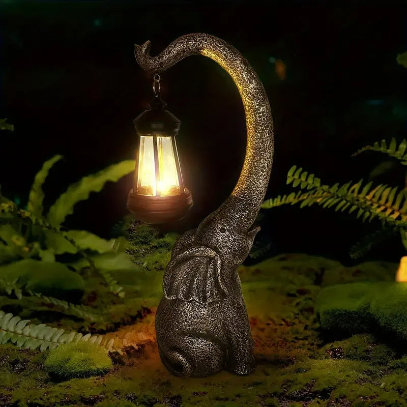 Garden Statues with Solar Lights