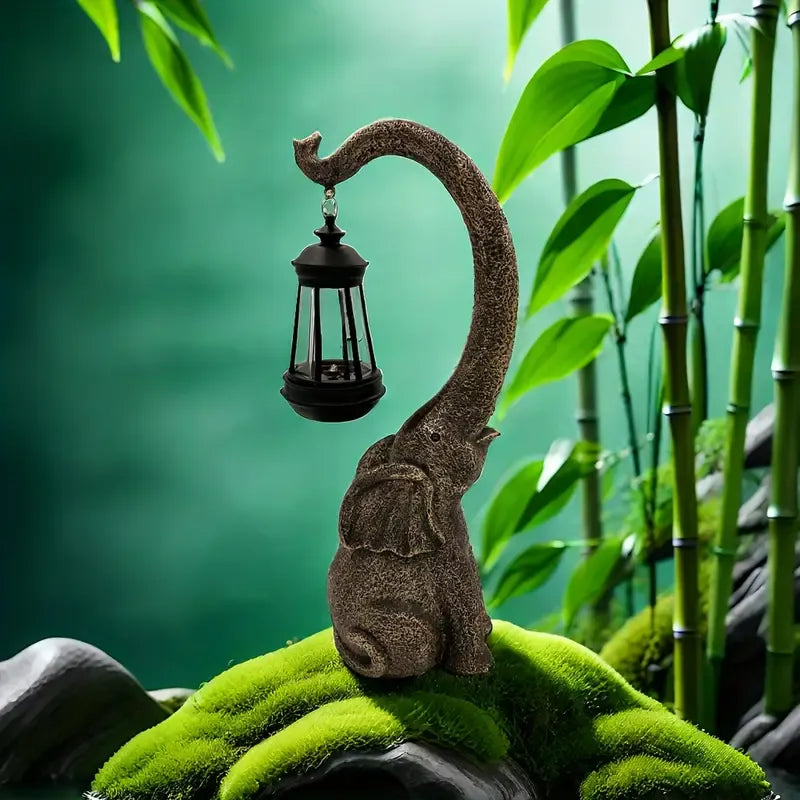 Garden Statues with Solar Lights