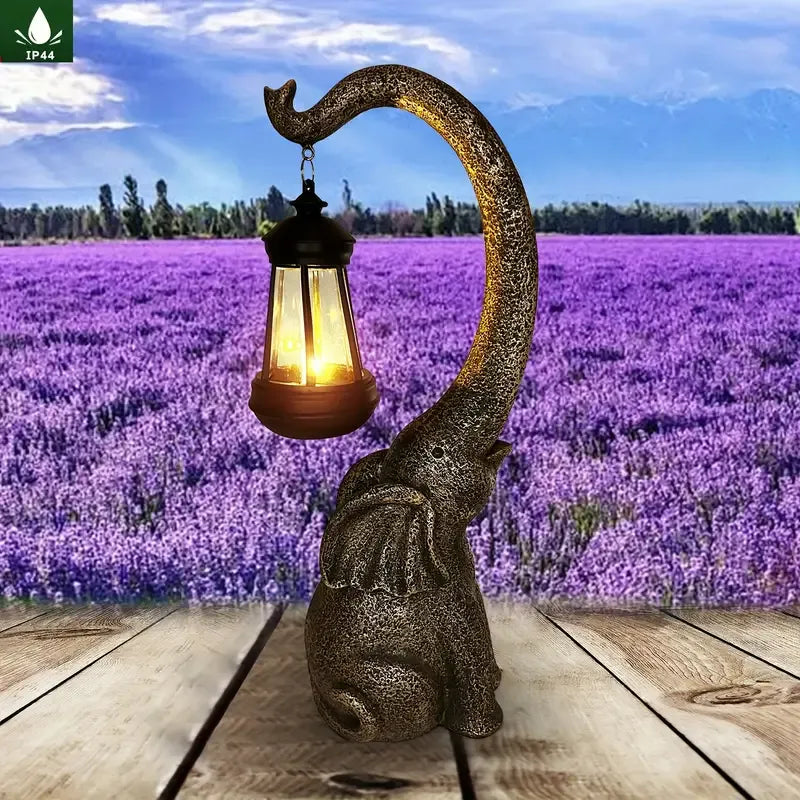 Garden Statues with Solar Lights