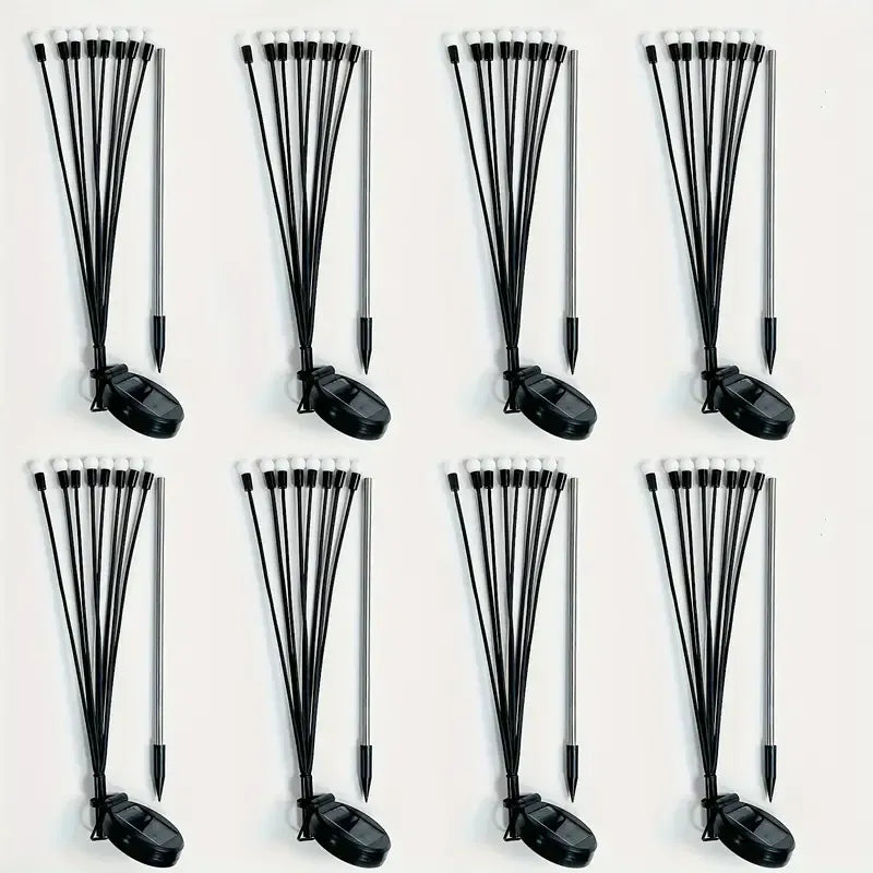 4-Packs Solar Powered Firefly Garden Lights
