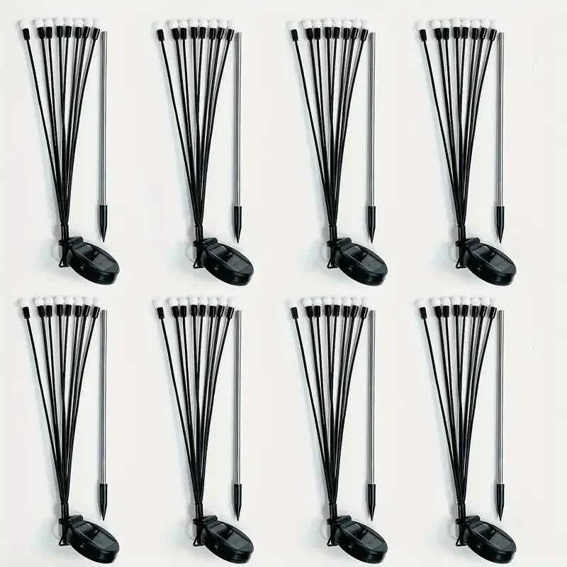 4-Packs Solar Powered Firefly Garden Lights