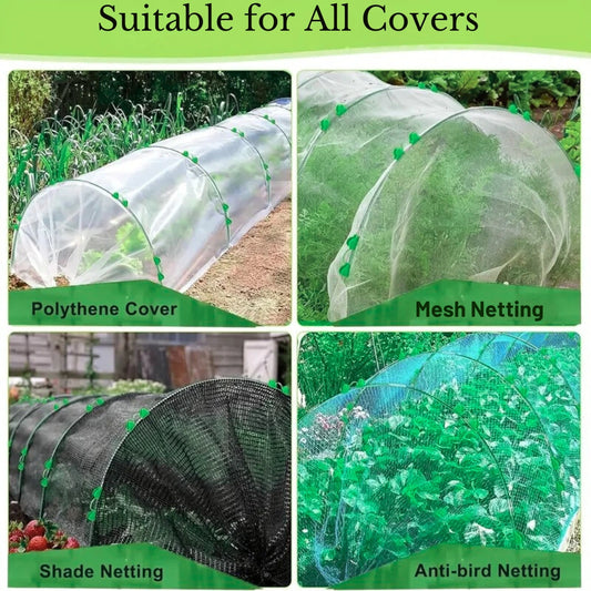 25/50 Pcs Rust-Free Fiberglass Garden Hoops