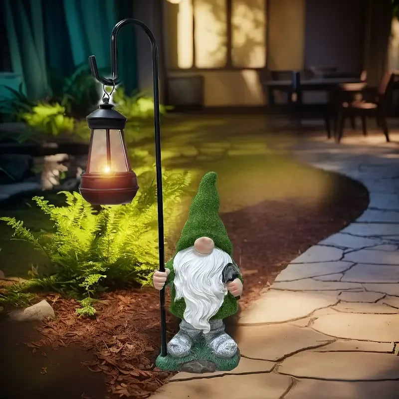 Garden Statues with Solar Lights