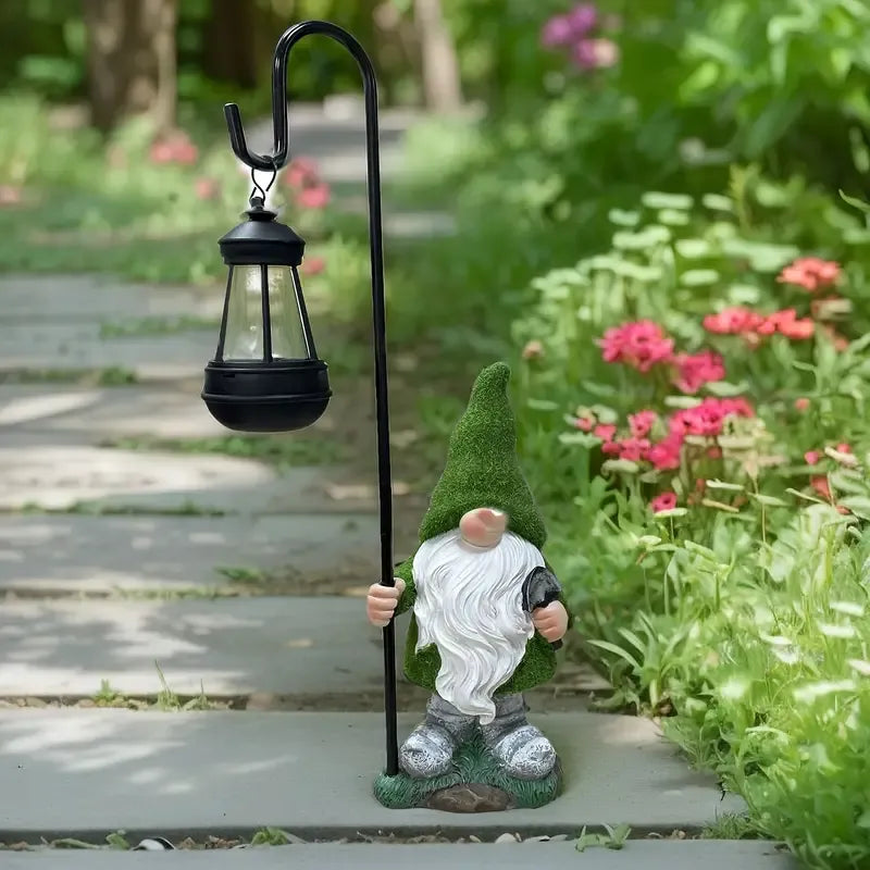 Garden Statues with Solar Lights