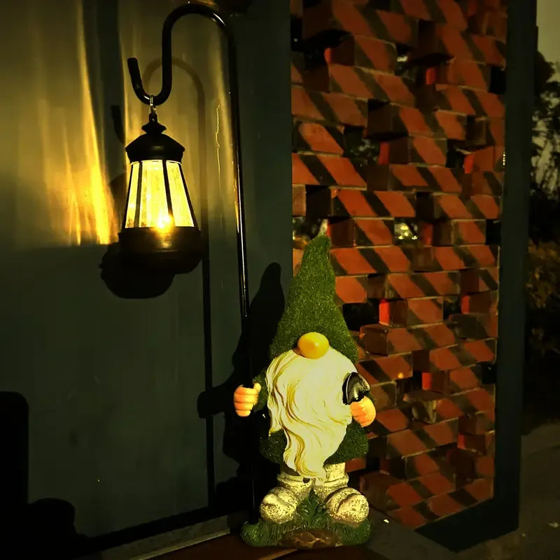 Garden Statues with Solar Lights