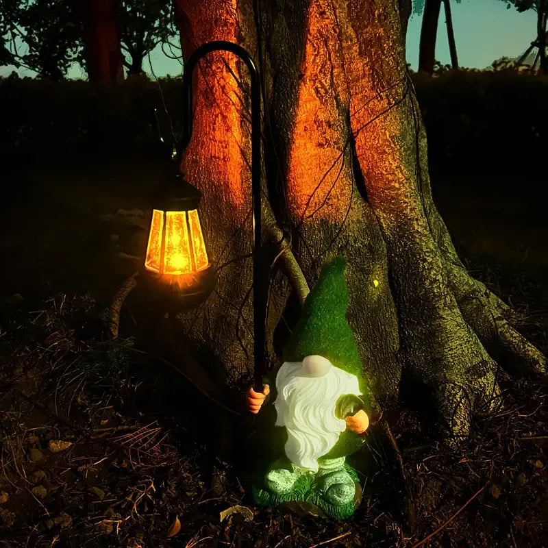 Garden Statues with Solar Lights