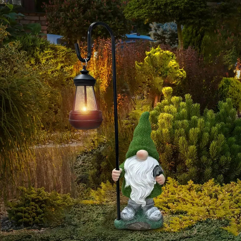 Garden Statues with Solar Lights
