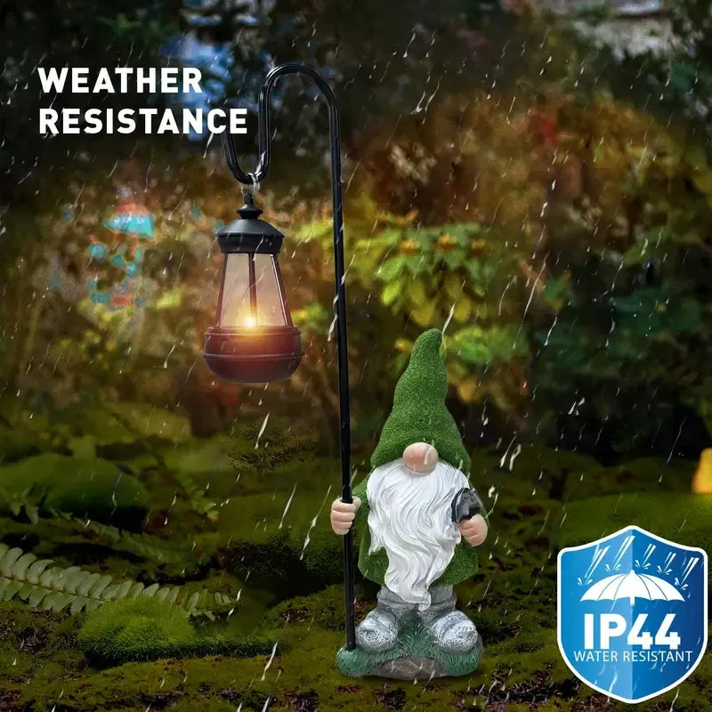 Garden Statues with Solar Lights