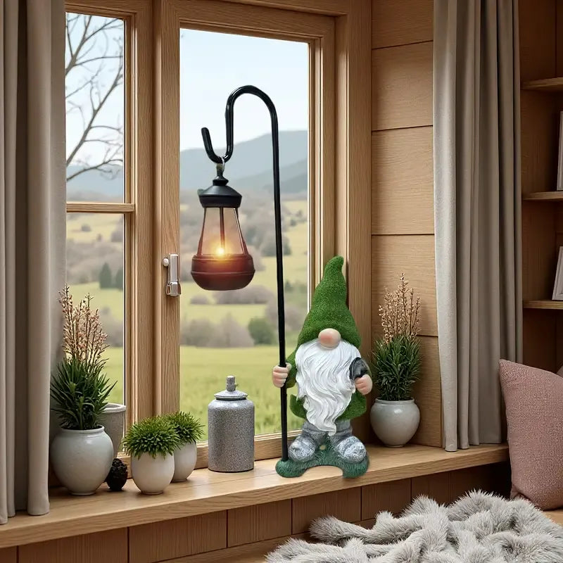 Garden Statues with Solar Lights