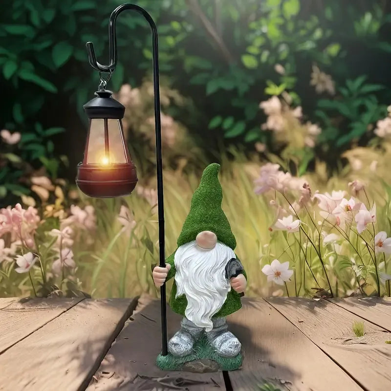 Garden Statues with Solar Lights