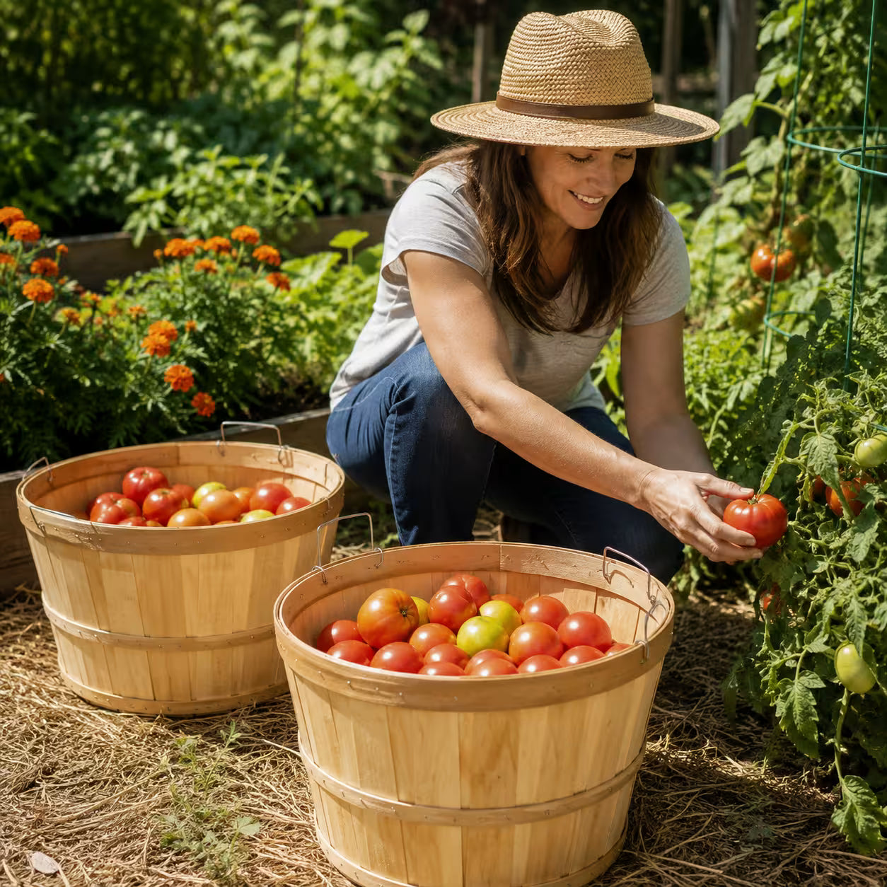 Half Bushel Basket