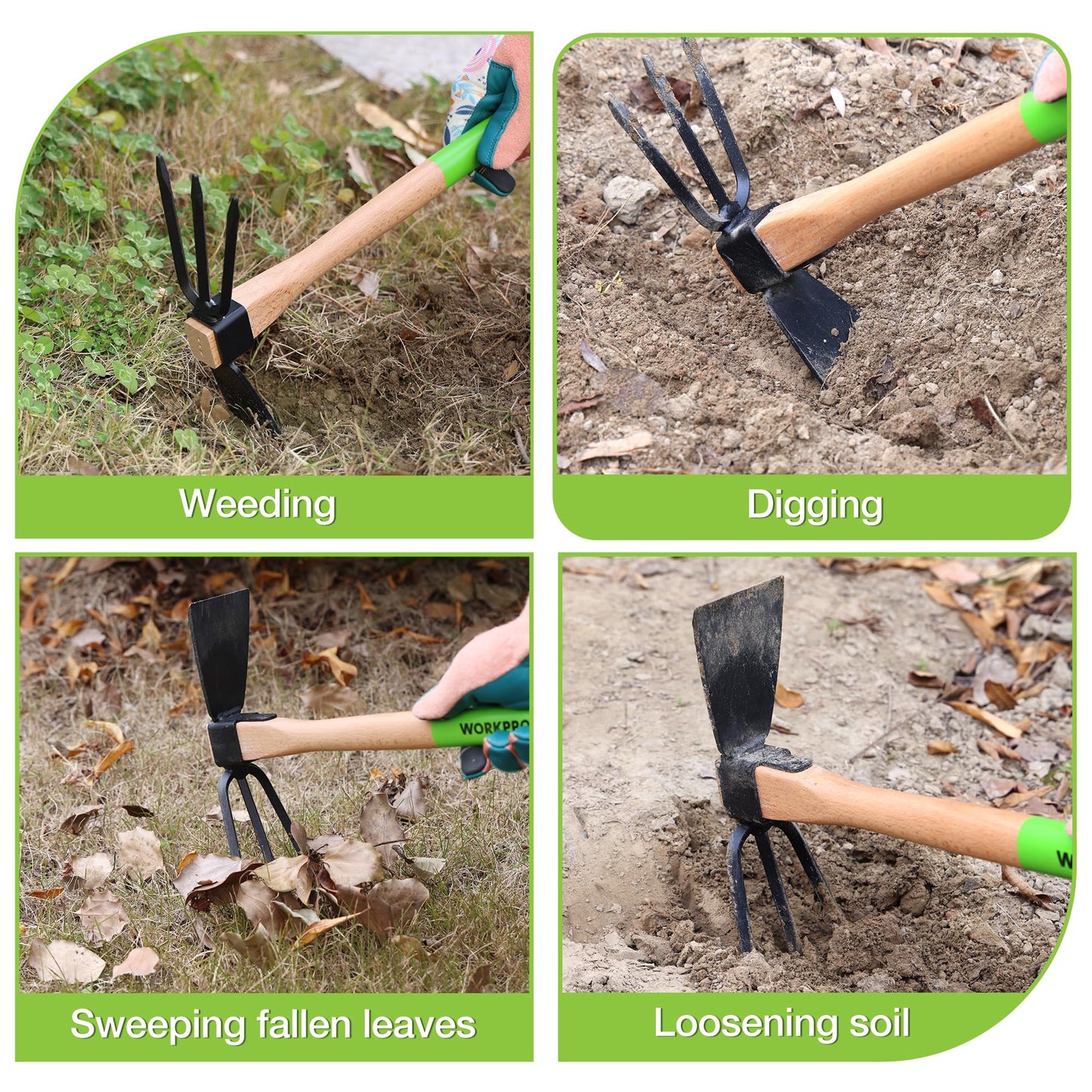 Hand Cultivator, Tiller and Hoe
