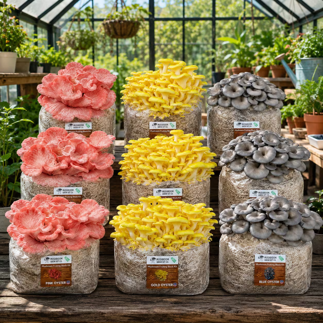Oyster Mushroom Growing Kit 15 LBS