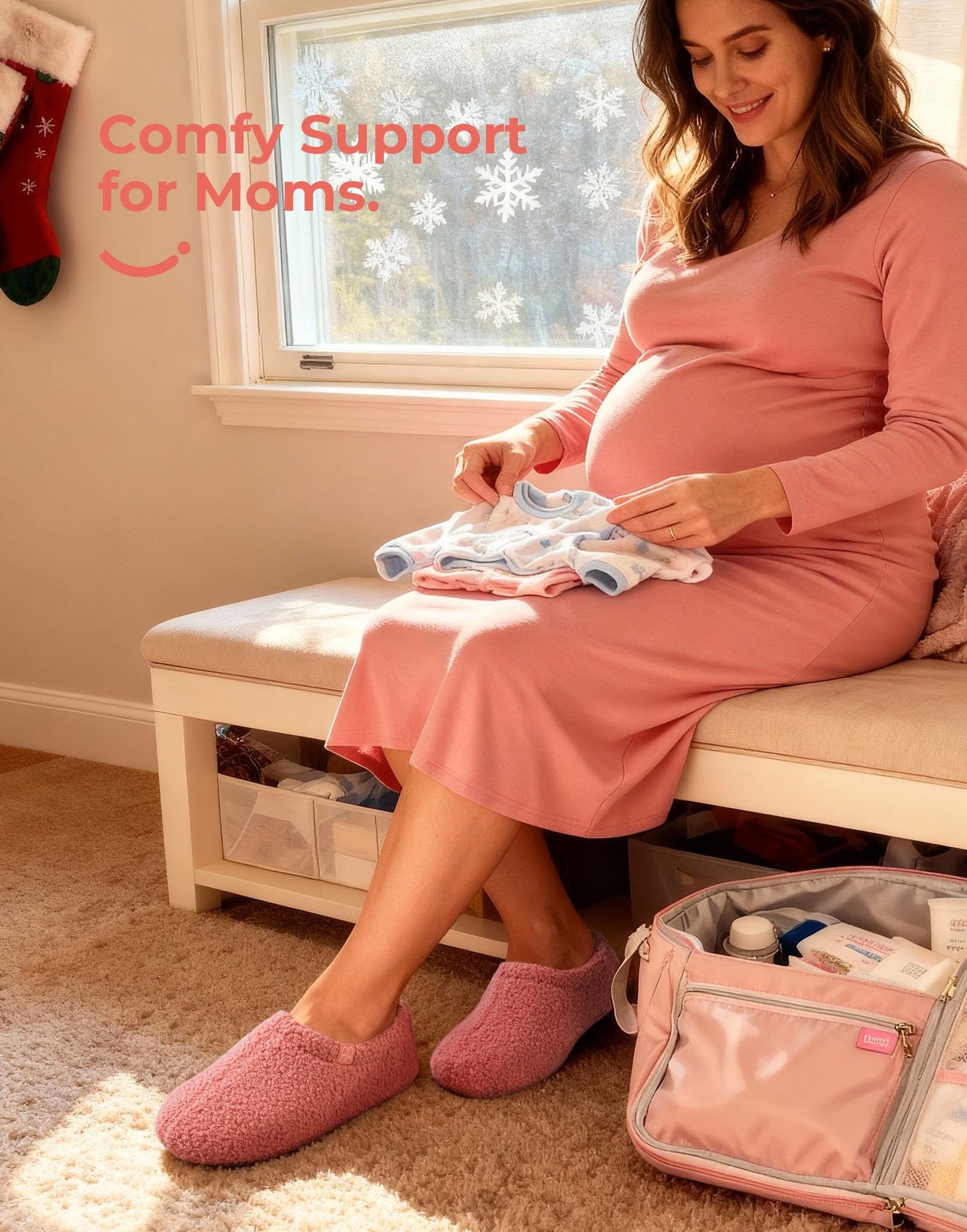 Faux Fur Slippers for Women