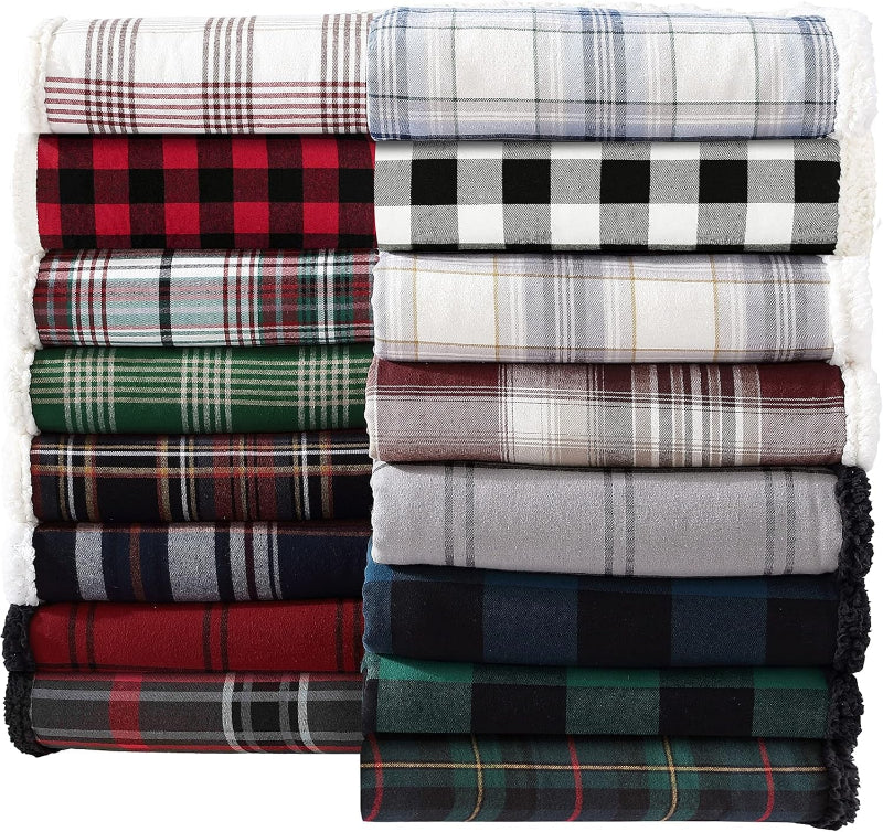 Plaid Throw Blanket