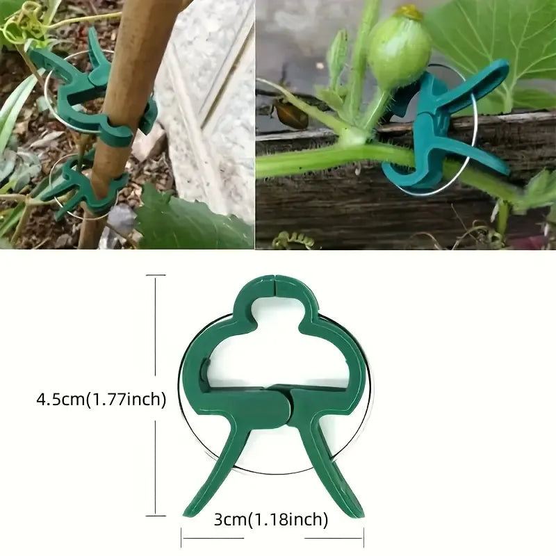 100 Pcs Adjustable Plant Clips