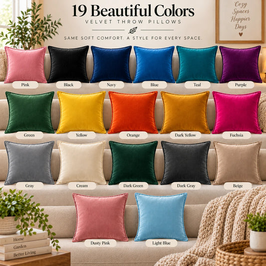 Velvet Throw Pillows