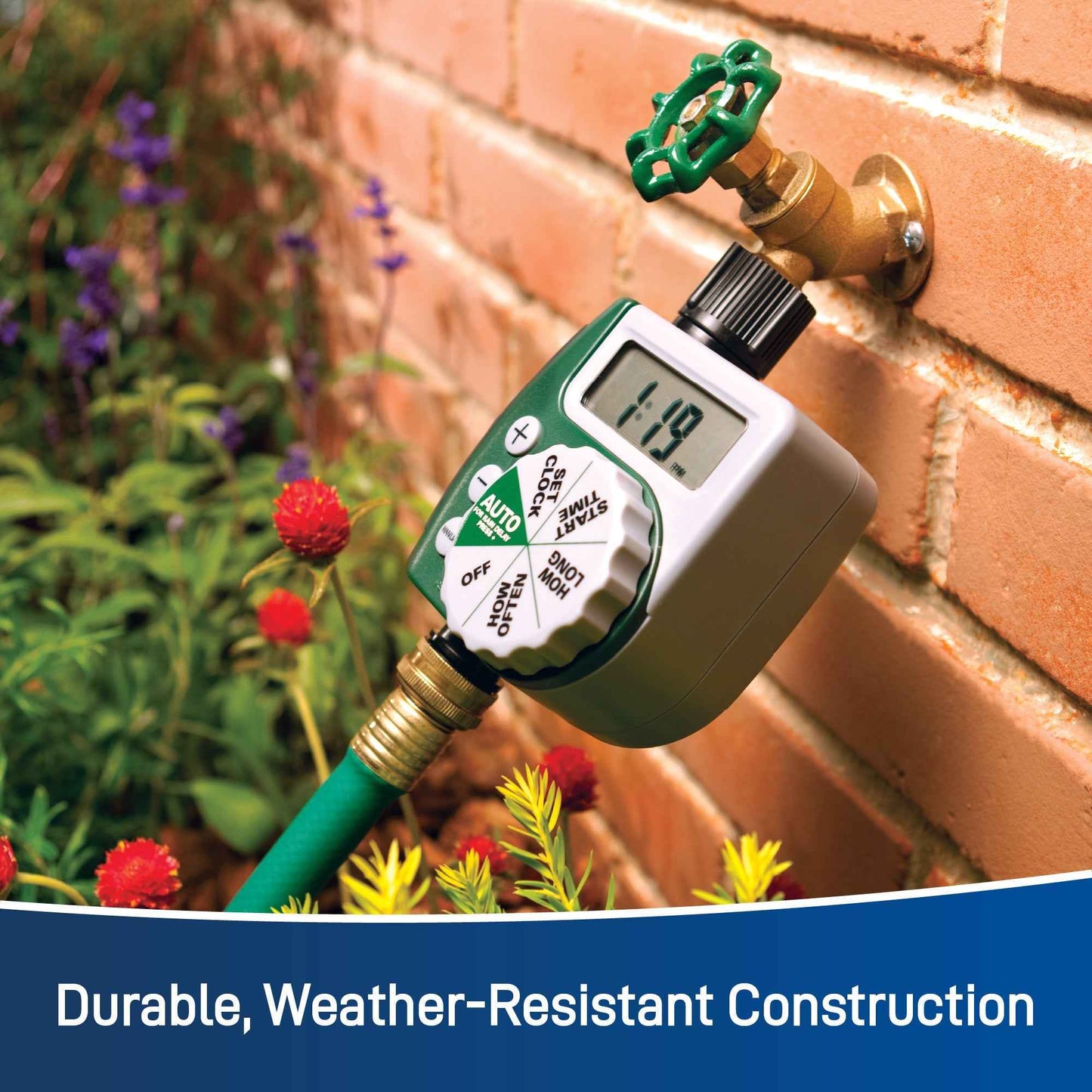 1-Outlet Irrigation Timer | Programmable Hose Faucet Timer
