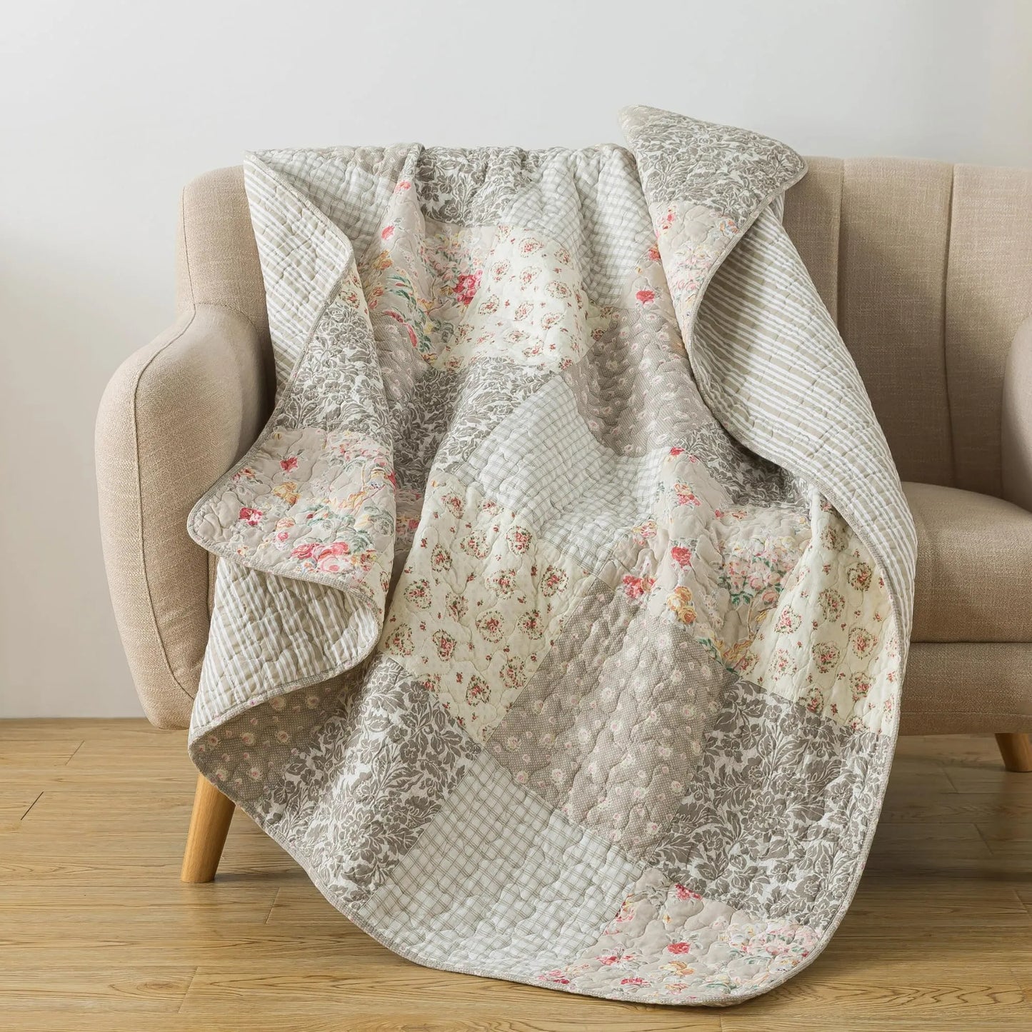 50" x 60" Quilted Throw Blanket