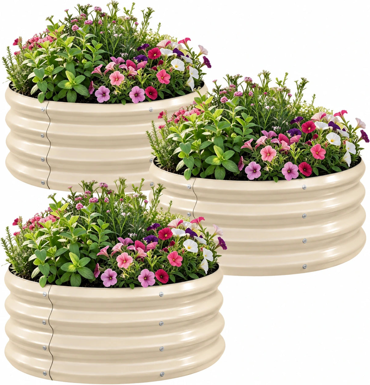 Round Raised Garden Beds