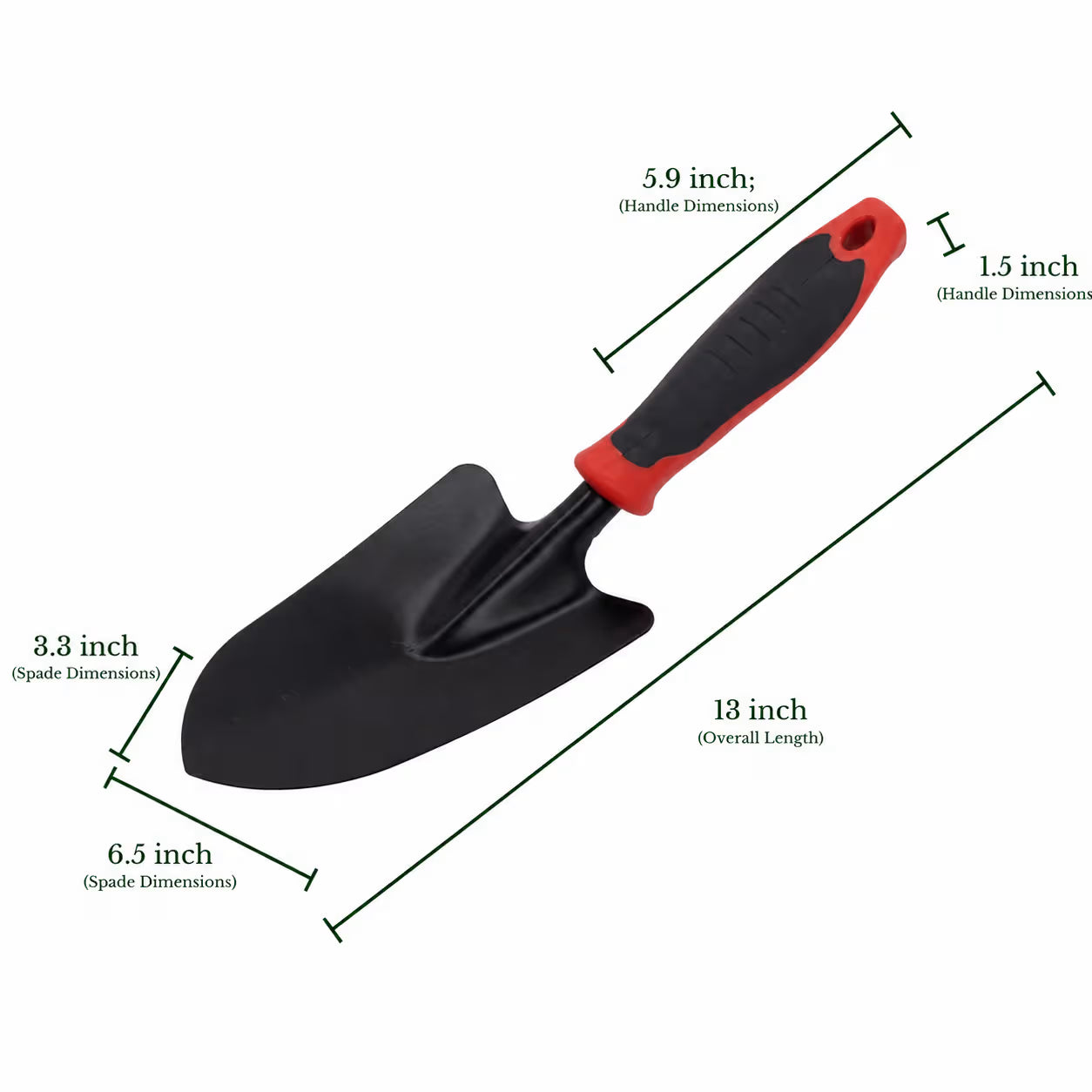 2 Pack Comfort Grip Hand Trowel for Gardening