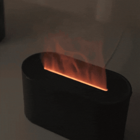 Small Oil Diffuser with Simulated Flame