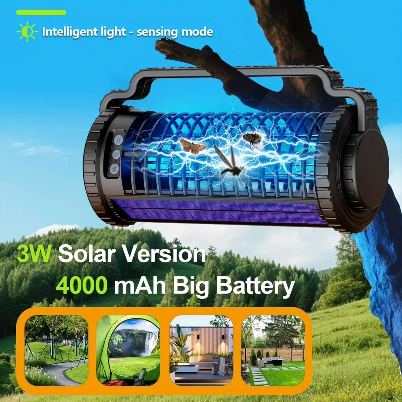 Solar Powered Bug Killer
