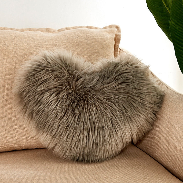 Fluffy Heart Pillow with Insert | Pillow Heart Shaped