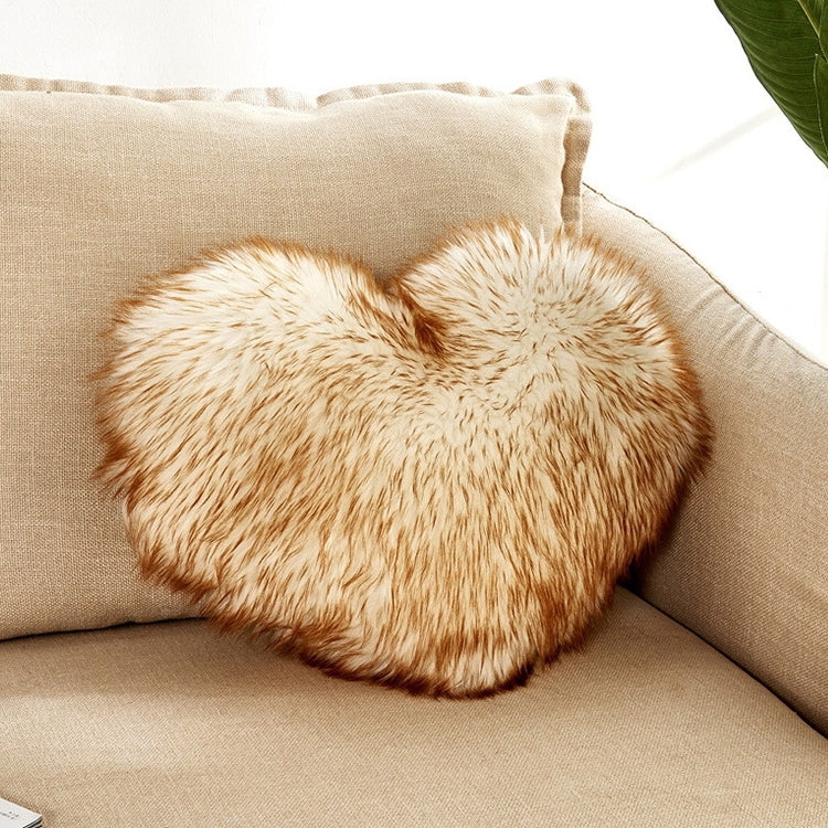 Fluffy Heart Pillow with Insert | Pillow Heart Shaped